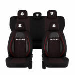 AUTO HELIX MSA Set Huse Scaune Universale Racing Negru Personalizate cu Suzuki (RAC44487.18)
