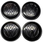 Autohelix Msa Set 4 capace roti 65mm VW 3B7601171 negre compatibil/inlocuitor janta aliaj (maf3678)