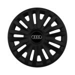 AutoSSF Set 4 capace roti 14 inchi (R14) compatibile AUDI, Model 217 Black (217AudiBlack)