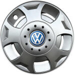 AutoSSF Set 4 capace roti 15 inchi (R15) compatibile cu Volkswagen model - 342, Sigla Albastra (342VwAlbastru)
