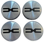 AutoHelix MSA Set 4 capace roti 60mm Dacia DC Argintii compatibil/inlocuitor janta aliaj (maf2355)