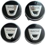 Autohelix Msa Set 4 capace roti 60mm Dacia negre compatibil/inlocuitor janta aliaj (maf719)