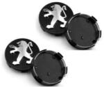 Autohelix Msa Set 4 capace roti 60mm negre compatibil janta aliaj Peugeot (5949096250584)