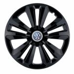 AutoSSF Set 4 capace roti Creative REY®, potrivite jantelor de R16, pentru Volkswagen, model terra negru (14316)