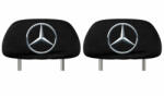 AutoHelix MSA Set 2 huse tetiere negre, pentru gama auto MERCEDES (TET19)