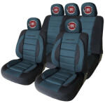 AutoHelix MSA Set Huse Scaune Universale Premium Carguard Personalizate cu Fiat - Negru/Albastru (HLXblue.4)