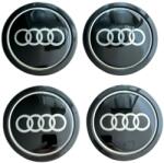AutoHelix MSA Set 4 capace roti 75mm exterior, 69mm interior Audi negre compatibil/inlocuitor janta aliaj (maf2867)