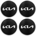 AutoHelix MSA Capace jante auto, Kia, 60mm, set 4 bucati, negru-argintiu, ABS, aluminiu (DYKVXK3BM)