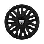 AutoSSF Set 4 capace roti 14 inchi (R14) compatibile DACIA, Model 217 Black (217DaciaBlack)