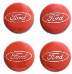 Autohelix Msa Set 4 capace roti, Ford, 54mm, compatibile cu jantele din aliaj, Rosu (maf1196)