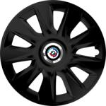 Autohelix MSA Set 4 Capace Roti 15 inchi (R15) Stratos Negru, Compatibile Cu BMW Nou (STRN62)