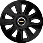 Autohelix MSA Set 4 Capace Roti 15 inchi (R15) Stratos Negru, Compatibile Cu Chevrolet (STRN63)