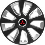 Autohelix MSA Set 4 Capace Roti 17 inchi (R17) Stratos Negru-Gri, Compatibile Cu Mitshubisi (STRGN15)