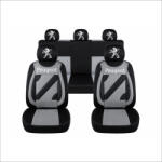 AutoHelix MSA Set Huse Scaune Universale Nero Gri Personalizate cu Peugeot (NER108820.13)
