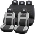 AutoHelix MSA Set Huse Scaune Universale HLX2 Compatibile cu Dacia - Negru/Gri (GROSG2)