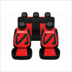 AutoHelix MSA Set Huse Scaune Universale Nero Rosu Personalizate cu Nissan Nou (NER108819.10)