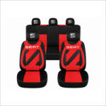 AutoHelix MSA Set Huse Scaune Universale Nero Rosu Personalizate cu Seat (NER108819.15)