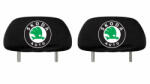 AutoHelix MSA Set 5 huse tetiere negre, pentru gama auto SKODA (TET25.1)
