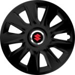 Autohelix MSA Set 4 Capace Roti 15 inchi (R15) Stratos Negru, Compatibile Cu Suzuki (STRN83)