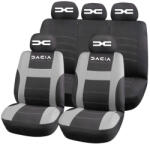 AutoHelix MSA Set Huse Scaune Universale HLX2 Compatibile cu Dacia Nou - Negru/Gri (GROSG3)