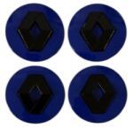 AUTOHELIX MSA Set 4 capacele roti 57 mm Renault, pentru jante aliaj, Negru Albastru (maf3886)