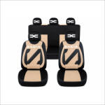 AutoHelix MSA Set Huse Scaune Universale Nero Bej Personalizate cu Dacia Nou (NER108816.3)