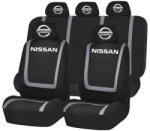 AutoHelix MSA Set Huse Scaune Universale Compatibile cu Nissan - Negru/Gri (HYU1.4)