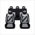 AutoHelix MSA Set Huse Scaune Universale Nero Gri Personalizate cu Kia (NER108820.8)