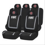 AutoHelix MSA Set Huse Scaune Universale Compatibile cu Fiat - Negru/Gri (Fiat3)