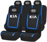 AutoHelix MSA Set Huse Scaune Universale Compatibile cu Kia - Negru/Albastru (Kia1)