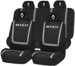 AutoHelix MSA Set Huse Scaune Universale Compatibile cu Renault - Negru/Gri (HSAREN8)