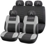 AutoHelix MSA Set Huse Scaune Universale HLX2 Compatibile cu Citroen - Negru/Gri (GROSG4)