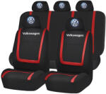 AutoHelix MSA Set Huse Scaune Universale Compatibile cu Volkswagen - Negru/Rosu (HSAREN8.6)