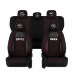 AutoHelix MSA Set Huse Scaune Universale Racing Negru Personalizate cu Opel (RAC44487.11)