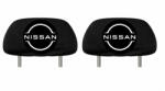 AutoHelix MSA Set 2 huse tetiere negre, pentru gama auto NISSAN NOU (TET17)