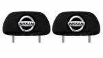 AutoHelix MSA Set 2 huse tetiere negre, pentru gama auto NISSAN (TET16)