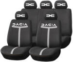AutoHelix MSA Set Huse Scaune Universale HLX1 Compatibile cu Dacia Nou - Negru/Gri (TGRI3)