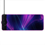 eR D L Mousepad Gaming cu incarcare wireless 15w, schimbare lumini RGB prin touch, 80x30x0, 4 cm, eR D L (9851943) Mouse pad