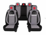 AutoHelix MSA Set Huse Scaune Universale Racing, Gri cu Negru Personalizate cu Suzuki (RAC44493.18)
