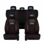 AutoHelix MSA Set Huse Scaune Universale Racing Negru Personalizate cu Ford (RAC44487.5)