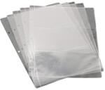 eR D L Set 10 folii pentru bancnote, 3 buzunare de 18 x 8cm, transparente, 3 perforatii 5, 5x7x7x5, 5cm, eR D L (00130)