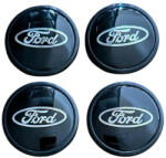 AUTOHELIX MSA Set 4 capace roti 62mm exterior Ford negre compatibil/inlocuitor janta aliaj (maf2575)