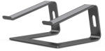 Smarto Stand laptop Smarto C8D, fabricat din aluminiu, portabil ergonomic, compatibil cu laptopuri de la 10 la 15.6 inch, dimensiuni 25*23*14 cm, gri (sid588) Suport laptop