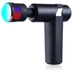 King Relax Mini pistol de masaj reincarcabil cu 5 trepte, fara fir, cu compresa calda si rece , King Relax , negru (sid75) Aparat de masaj