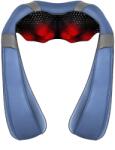King Relax Aparat Profesional pentru masaj King Relax, cervical, spate, lombara, abdomen si picioare, Shiatsu, 4 puncte de masaj, albastru/gri (sid615) Aparat de masaj