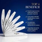 Duchesse Nails Set 25 Pila Unghii Profesionala, Semiluna, Abrazivitate 100/180 (DCH39)