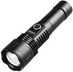 Asafee Lanterna LED Asafee LT-P0006 Ultra-Bright, 20w din aluminiu, sursa XHP50/70/WHITE LASER , profesionala, focus ajustabil, acumulator 6000mah inclus, rezistenta la apa, incarcare USB, 3500 lumeni, 3 mod