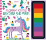 Usborne Fingerprint Activities Unicorns and Fairies - Carte pentru copii 6+ ani, Usborne (9781474997874)