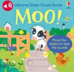 Usborne Slider Sound Books Moo! - Carte cu sunete pentru copii 6+ luni, Usborne (9781805312819)