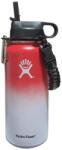 Hydro Flask Sticla de apa Hydro Flask din otel inoxidabil si izolata in vid cu capac, sistem de prindere si pai 946 ml, visiniu/alb (sid504)